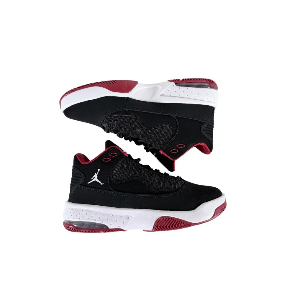 Air Jordan‎ Max Aura 2 GS Black Gym Red Sneakers CN8094-016 Size 4Y NEW